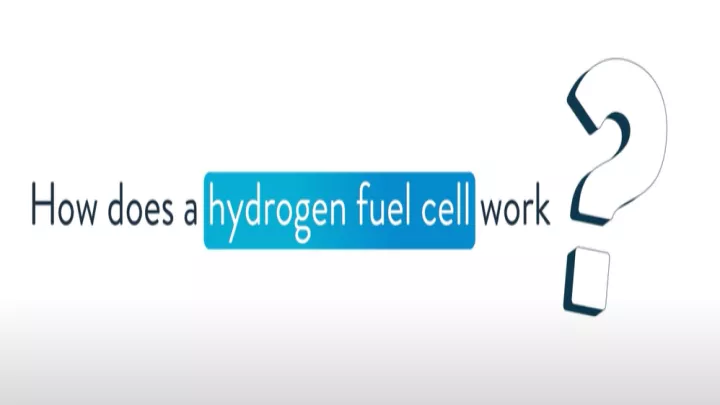 How does a hydrogen fuel cell work?